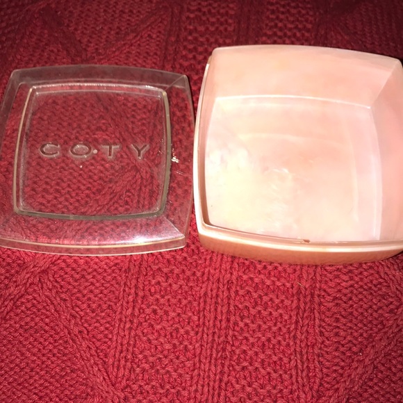 Coty Vintage Powder Vanity Container/lid litepink - Picture 4 of 5